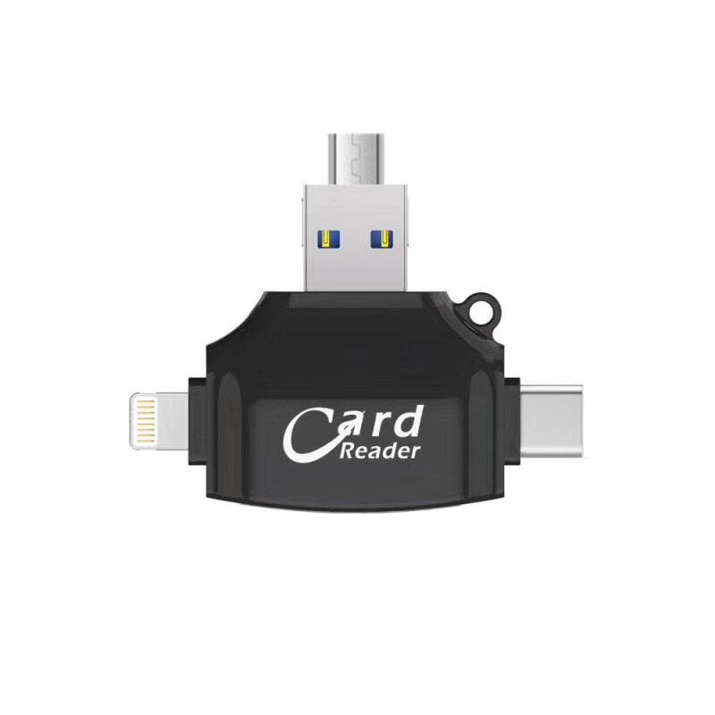 Bekit USB 3.0 카드 리더기 4 In 1 Micro SD TF Cardreader Type-C OTG iPhone 스마트 폰 컴퓨터 용 다기능 어댑터