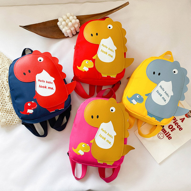 Cute Kid Toddler School Bags Backpack Kindergarten Children Girls Boys Schoolbag 3D Cartoon Animal Bag Little Dinosaur