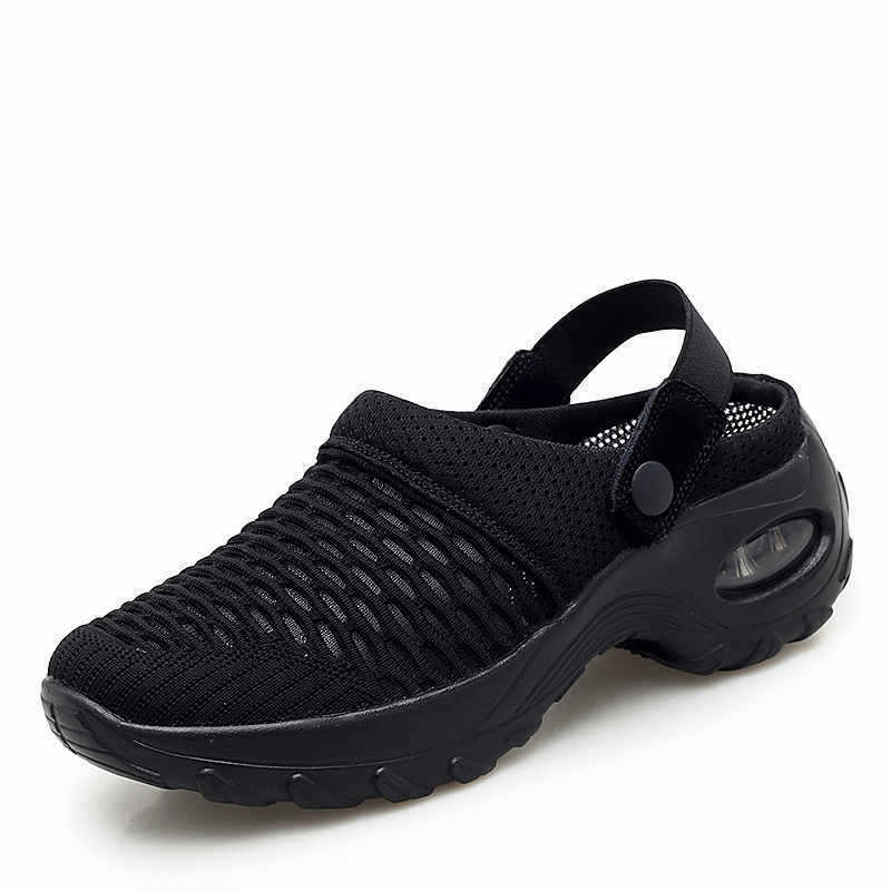แฟชั่นผู้หญิงรองเท้าแตะกลางแจ้งรองเท้าแตะ Air ตาข่ายรองเท้าแตะ Garden Home Comfy Casual Beach Running Anti-Slip รองเท้า