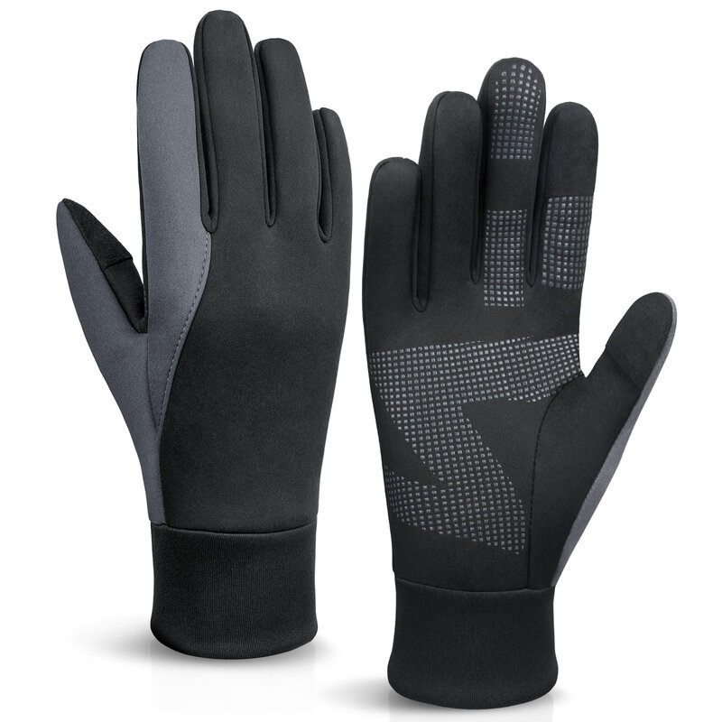 OZERO Unisex Touchscreen Thermische Warme Fahrrad Camping Wandern Motorrad Handschuhe Sport Im Freien Voll Finger Radfahren handschuhe