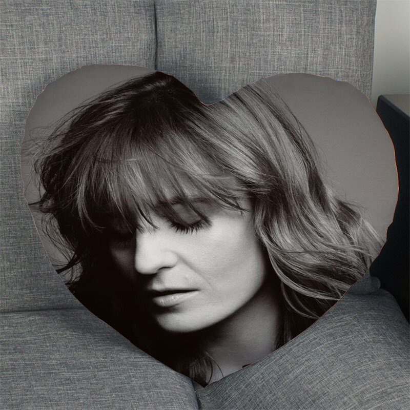 Florence welch travesseiro desliza forma do coração capas de travesseiro cama confortável almofada/bom para o sofá/casa/carro alta qualidade travesseiro ca