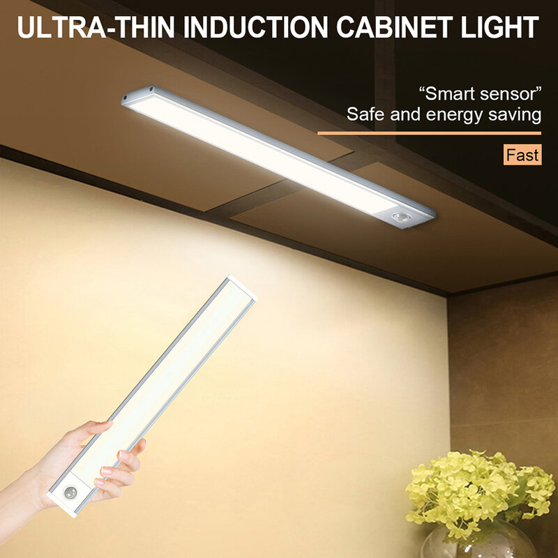 30/50CM Light Controlled Night Light Corridor Light Cabinet Light Wardrobe Light