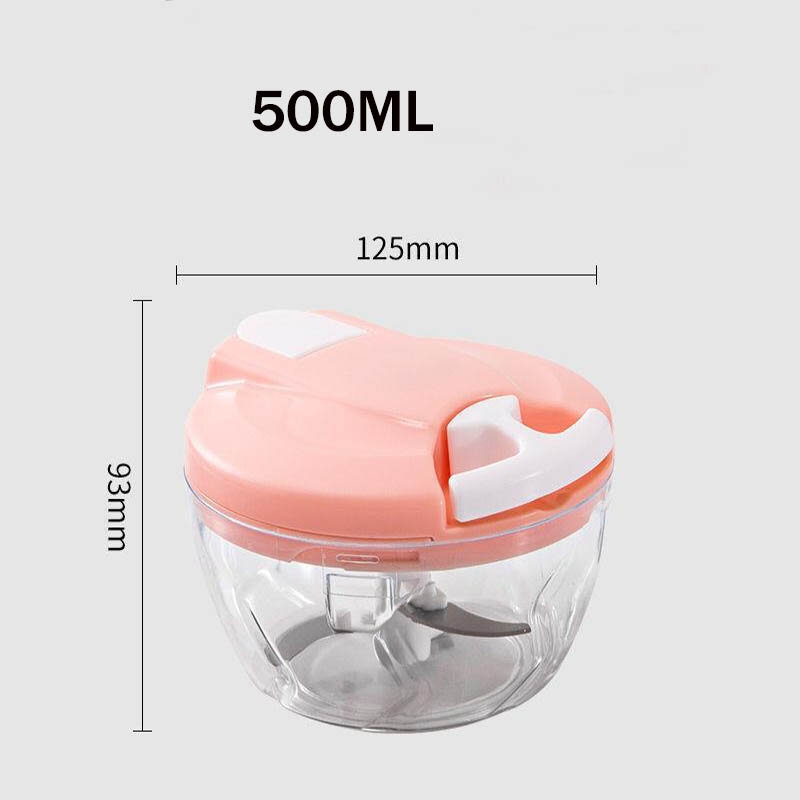 Z50 Manual Portable Blender/Mixer Food Processor 500ml Juicer Fruit Ginger/Garlic/Meat Grinder Baby Food Maker Cord