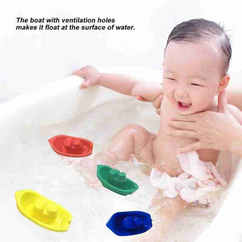 1pcs bebê banho jogar brinquedo de água plástico flutuante barco brinquedo do bebê natação praia flutuante navio brinquedo do bebê educacional banho brinquedo
