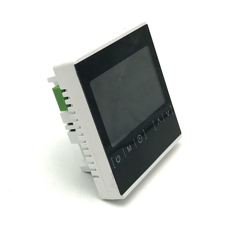 AC85-240V شاشة LCD تعمل باللمس متحكم في درجة الحرارة الضوء الخلفي الذكية الكهربائية ترموستات لتدفئة الأرضية لغرفة نوم المنزل
