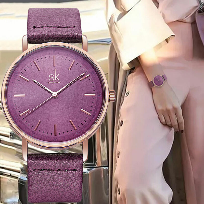 นาฬิกาข้อมือสตรีสตรีควอตซ์นาฬิกาข้อมือหญิง Analog นาฬิกาแบบเรียบง่ายนาฬิกากันน้ำกีฬานาฬิกาส...