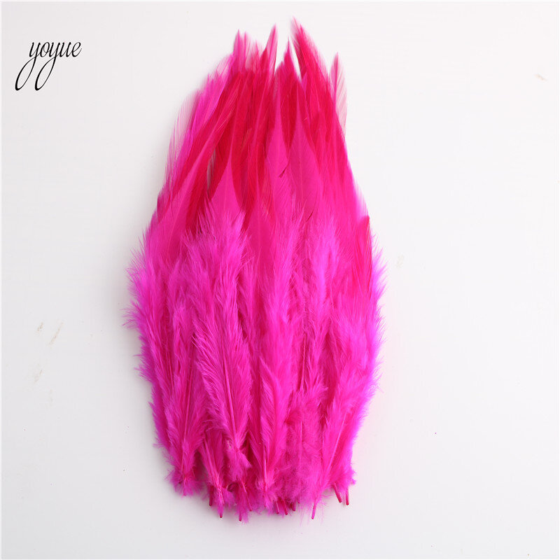 50pcs/lot Beautiful Chicken Feathers 10-15cm/4-6Inch Rooster Feathers for Crafts DIY Jewelry Accessories Plumas
