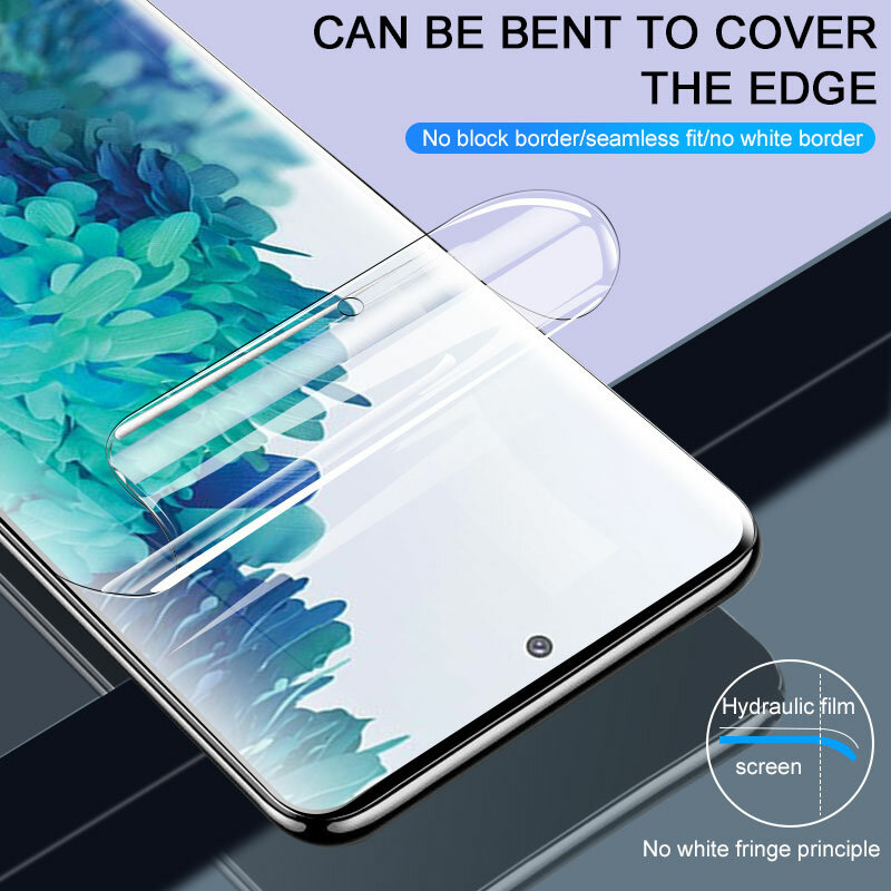 Full Cover Screen Protector Hydrogel Film For Samsung Galaxy S20 S21 Ultre S8 S9 Screen Protector on S10 Plus S10e Note 20 10 9
