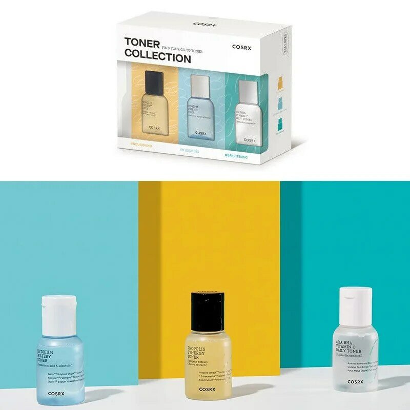 Ensemble de Promotion COSRX Collection de Toner 1 paquet (3 articles) Toner vitamine C Toner Niacinamide crème hydratante corée ensemble de soins du visage