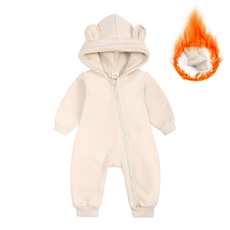 Baby Mädchen Kleidung Junge Romper Insgesamt Neugeborenen Kleinkind Kleidung Pyjamas Winter Warme Fleece Overall Baby Strampler Großhandel