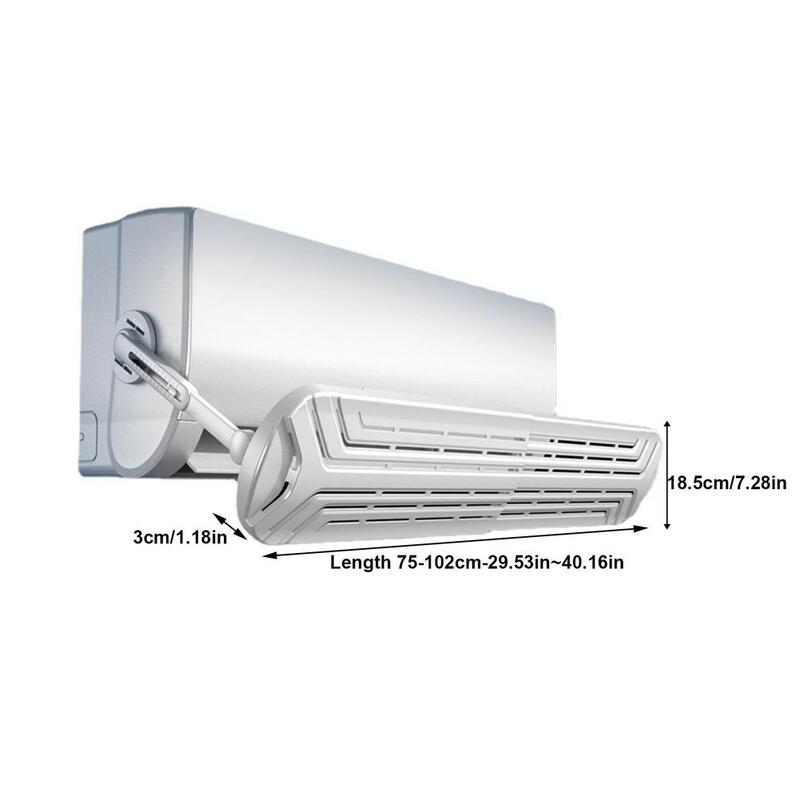 Air Conditioner กระจกปรับ Mechanical เครื่องปรับอากาศลม Baffle ปรับได้และ Retractable 3D Mechanical