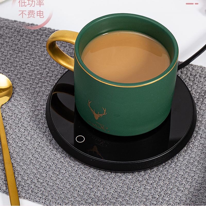 15W Smart Touch ogrzewanie izolacja podstawa szklany imbryk podgrzewacz kawy kufel kubek cieplej dla Home Office herbata mleczna woda poduszka elektryczna
