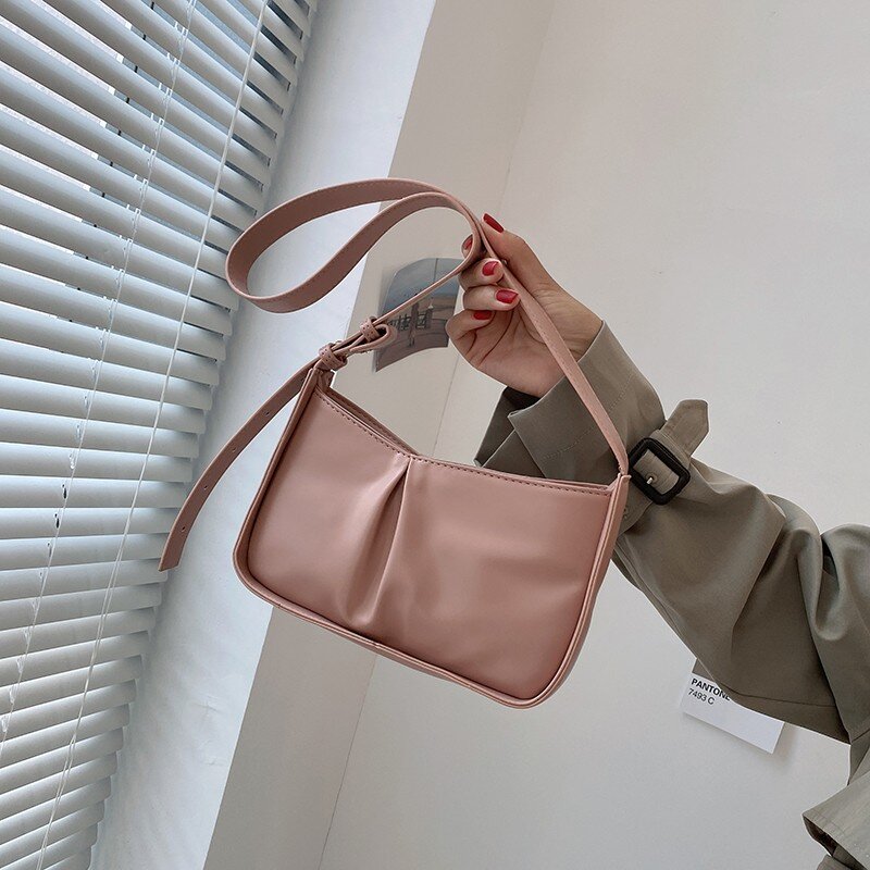 2021 nova cor sólida designer senhoras bolsa de ombro alta qualidade couro das mulheres sacos de viagem mensageiro moda carteira
