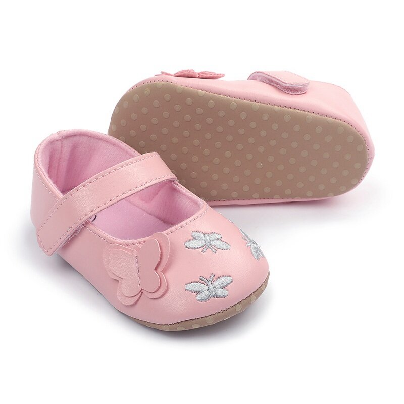 2020 Herfst Baby Meisjes Leuke Pasgeboren Eerste Walker Crib Schoenen Baby Kids Prinses Soft Sole Antislip Bottom Footwear 0-18M