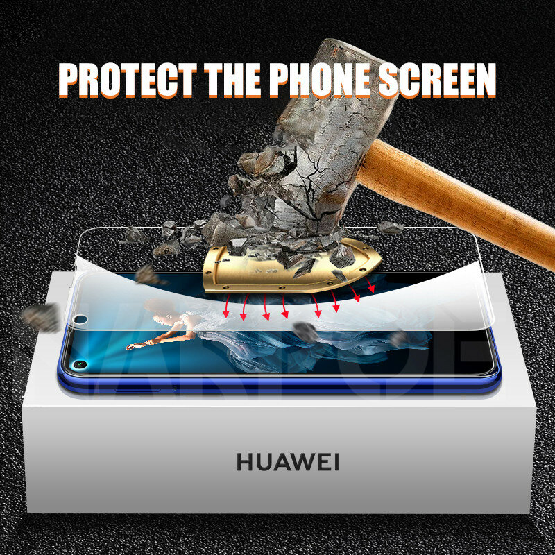 Protecteur d'écran 9H, Film en verre trempé pour Huawei Honor 20 10 9 8 Lite 30S V30 V20 V10 V9