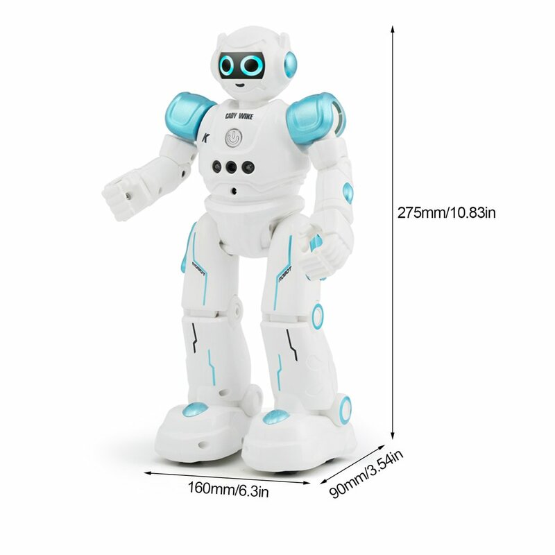 Jjrc r11 rc brinquedo robô cantando dança falando inteligente robô para criança brinquedo educacional para crianças humanóide sentido indutivo rc robô