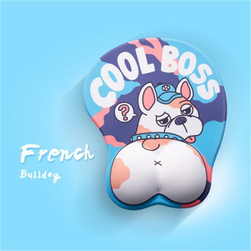Corgi Mouse Pad Wrist Support Cartoon Personality Creative Girl Office Thickened Mouse Pad