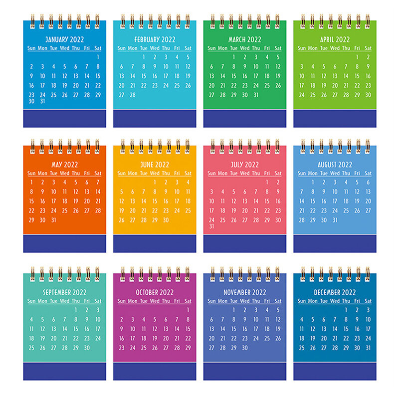 2021-2022 Perencana Kalender Dinding Pertengahan Tahun 16 Bulan Kantor Rumah Akademik Baru