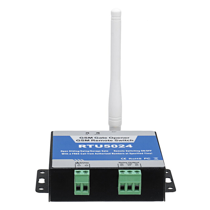 Interruptor de relé de apertura de puerta RTU5024 GSM, Control remoto, acceso inalámbrico, llamada gratis, 850/900/1800/1900MHz