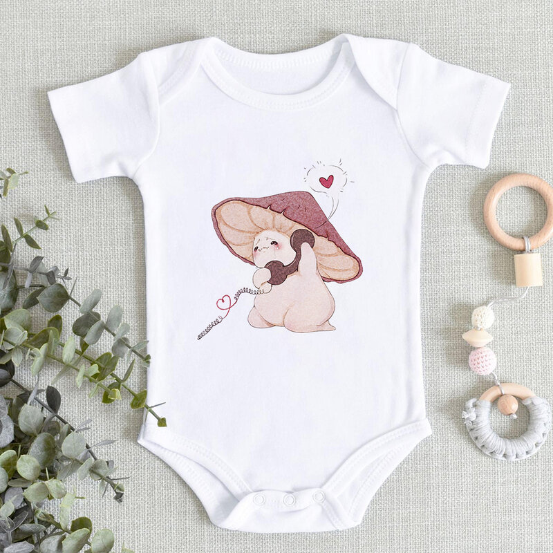 Estético e amor roupas da menina do bebê menino macacão infantil manga curta outfits doce estilo criança atacado