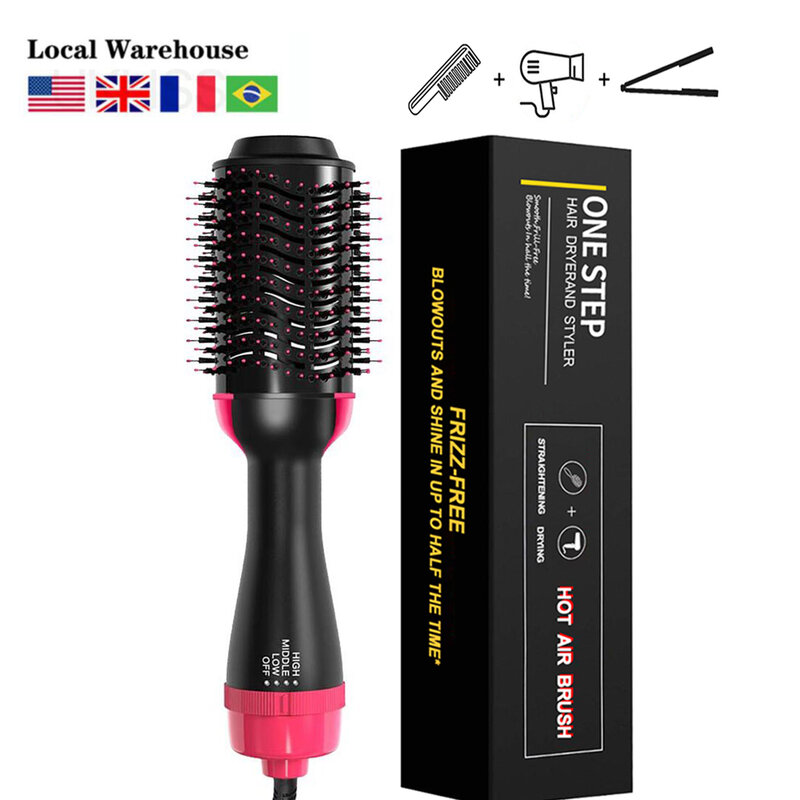 One Step Hair Dryer And Volumizer Blower Professional 2-in-1 Hair Dryer Hot Air Brush Hair Blowing Hairbrush Hair Styling Tools