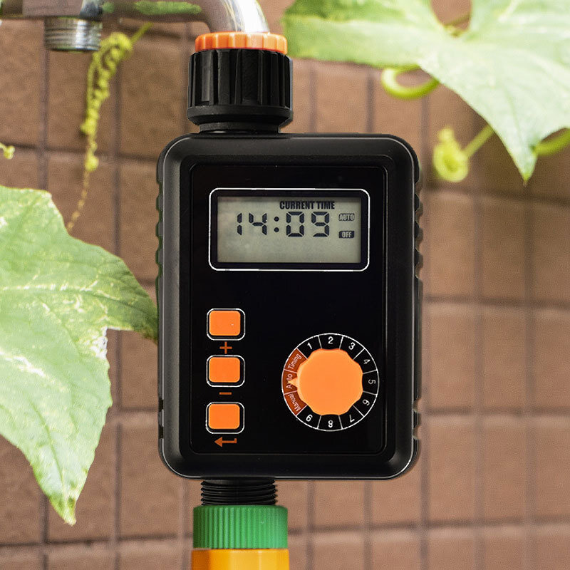 Garden Watering Timer with Rain Sensor Intelligent Irrigation System Watering Controller Atomized Drip Irrigation Watering Kit