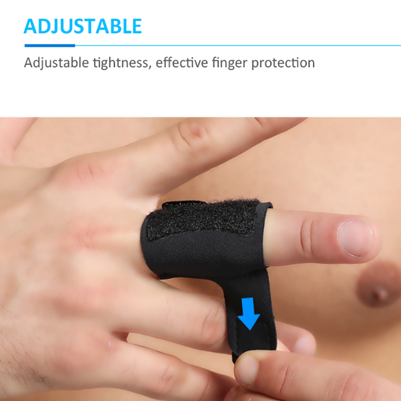 Finger Splint Wrap oddychająca zmywalna antypoślizgowa profesjonalna osłona palców osłona ochronna rękaw Brace Support Protec