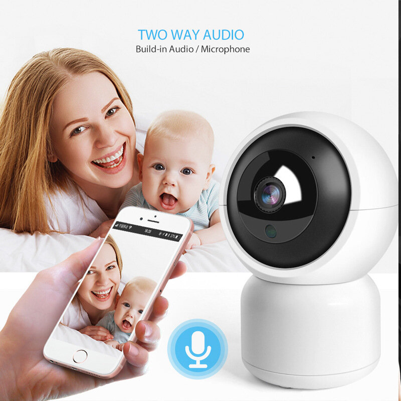 SmartCnet Tuya Smart Life 1080P WiFi IP Camera Onvif 2M Wireless Security sorveglianza CCTV lavora con Alexa Google home