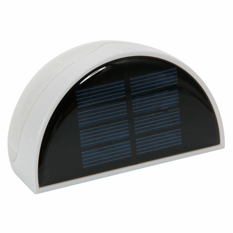 Lámpara Solar N760B, luz blanca cálida, impermeable, montada en la pared, 6 LED, novedad