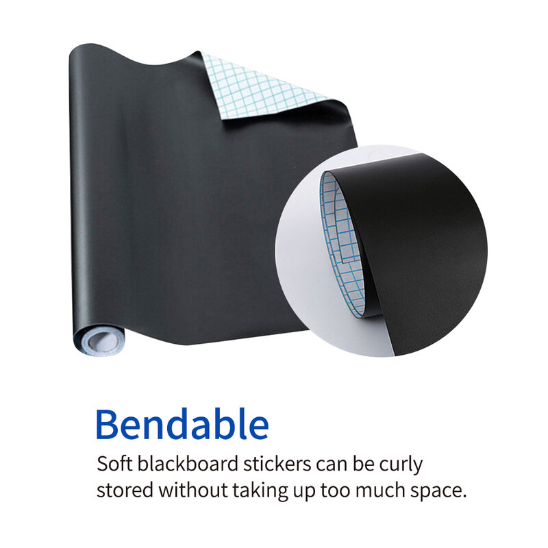 Adesivo per lavagna portatile lavagna carta di contatto adesivo rimovibile adesivo 17.7x78.7 pollici per Menu ristorante Home Cafe