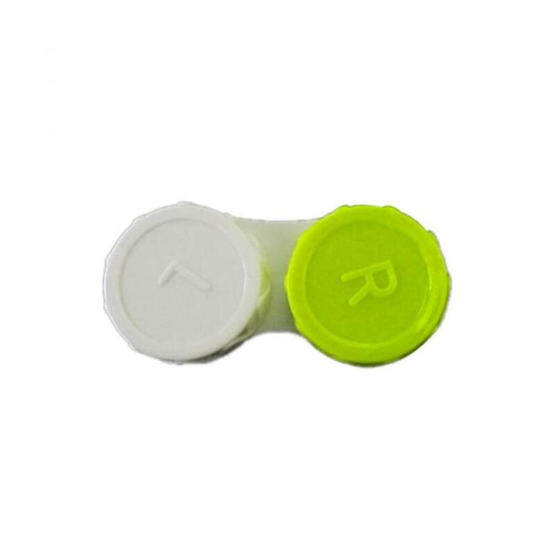 Étui à lentilles de Contact de voyage, boîte à lentilles de contact tendance, pochette en plastique de rangement support de soins oculaires (boîtes uniquement sans lentille)