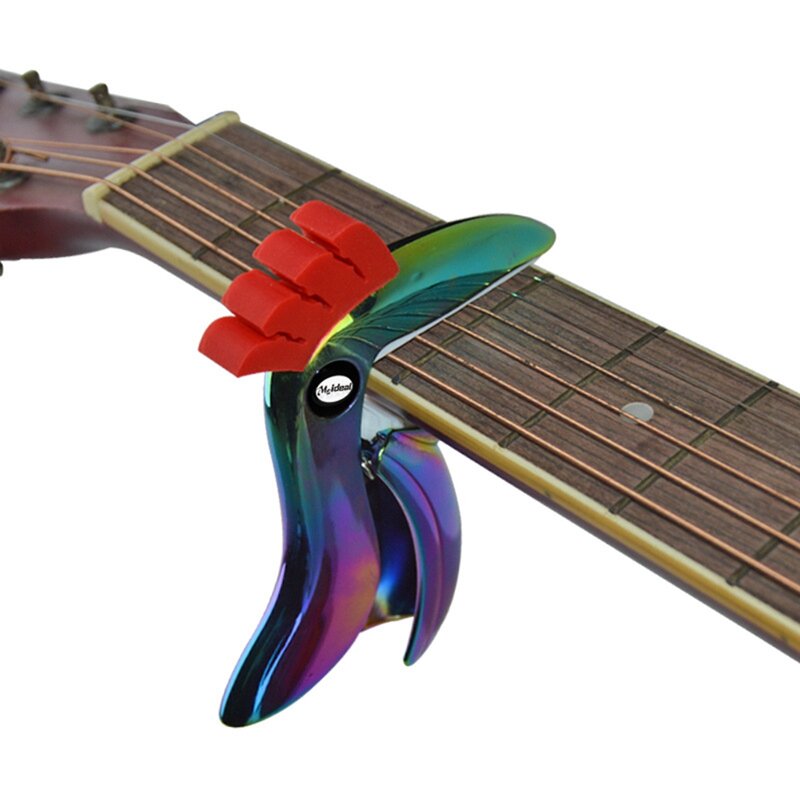 Новый дизайн 2021, аксессуары для гитары Touran Capo, быстросменный зажим, металлический каподастр из цинкового сплава для акустической классичес...