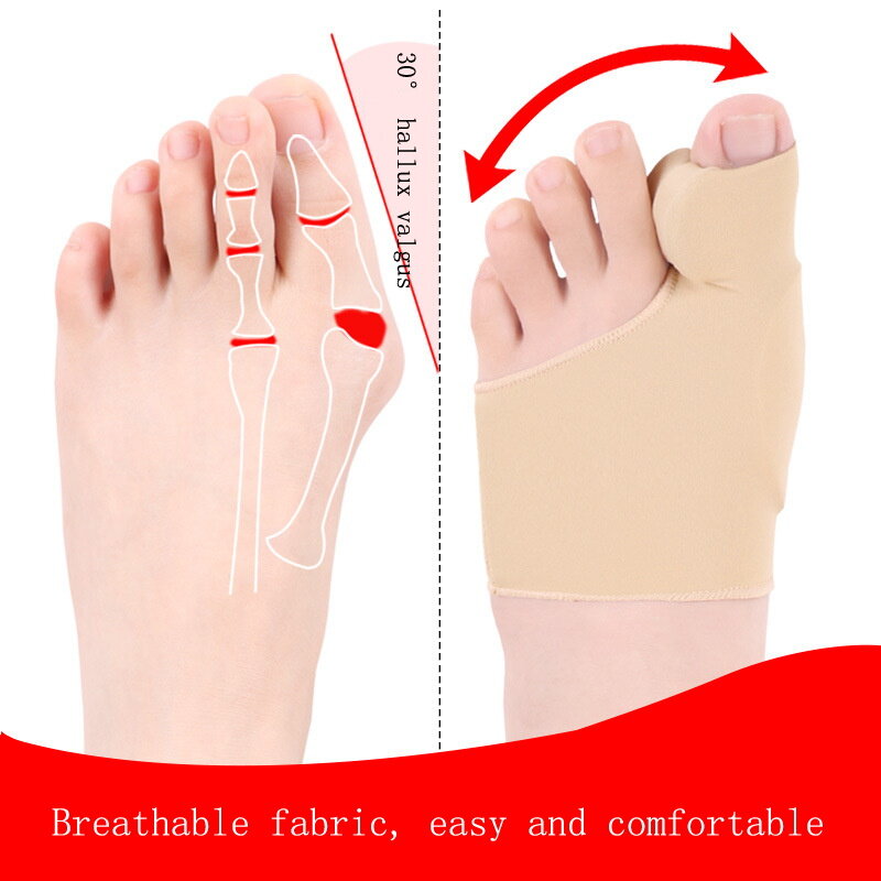 1Pair Hallux valgus corrector day and night orthosis with bigfoot toe separator thumb valgus toe correction  Care Tool