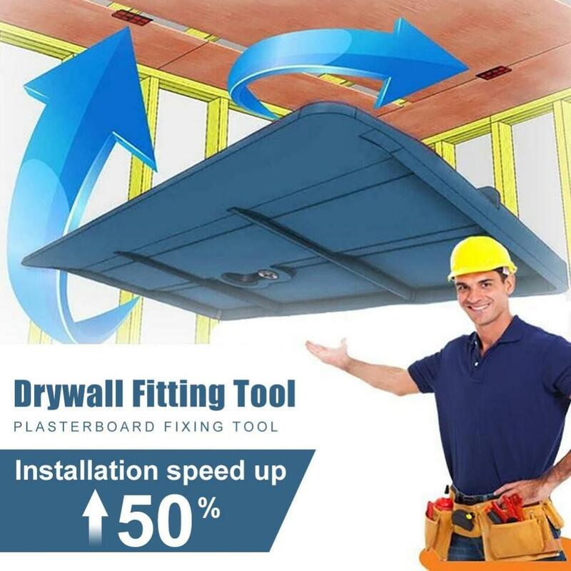 1 par placa de posicionamento do teto instalação placa flexível ferramenta carpinteiro