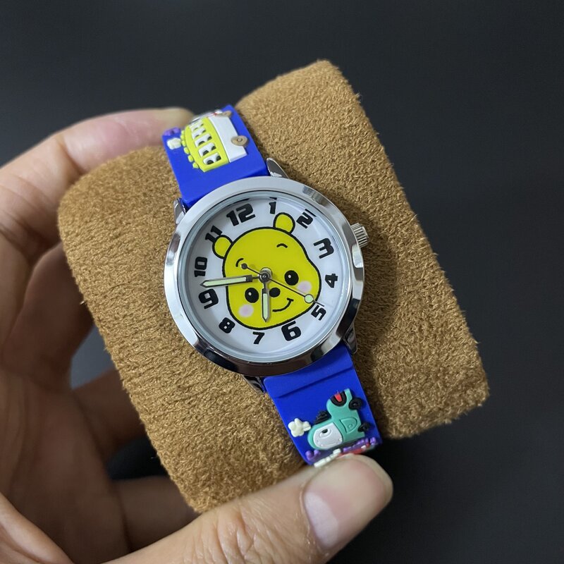 2022 nowy zabawny kreskówka zegarek dla dzieci dla chłopców i dziewcząt różowy niebieski kwarc dorywczo silikonowy zegarek na rękę Montre Enfant Fille
