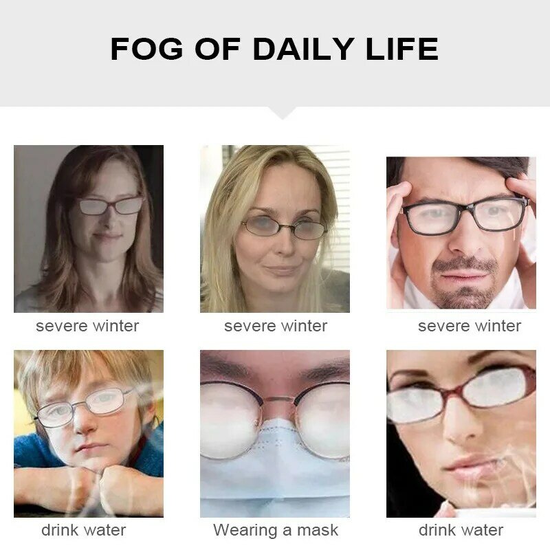 5 sztuk uniwersalny mężczyźni kobiety Anti Fog Wipe wielokrotnego użytku ściereczka do okularów Swim Bicyle gogle okulary Unisex ściereczka do soczewek