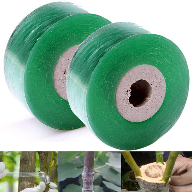 1 рулон ленты для защиты окружающей среды, прививочная лента, садовые инструменты, ножницы для обрезки фруктовых деревьев, лента для обвязки...