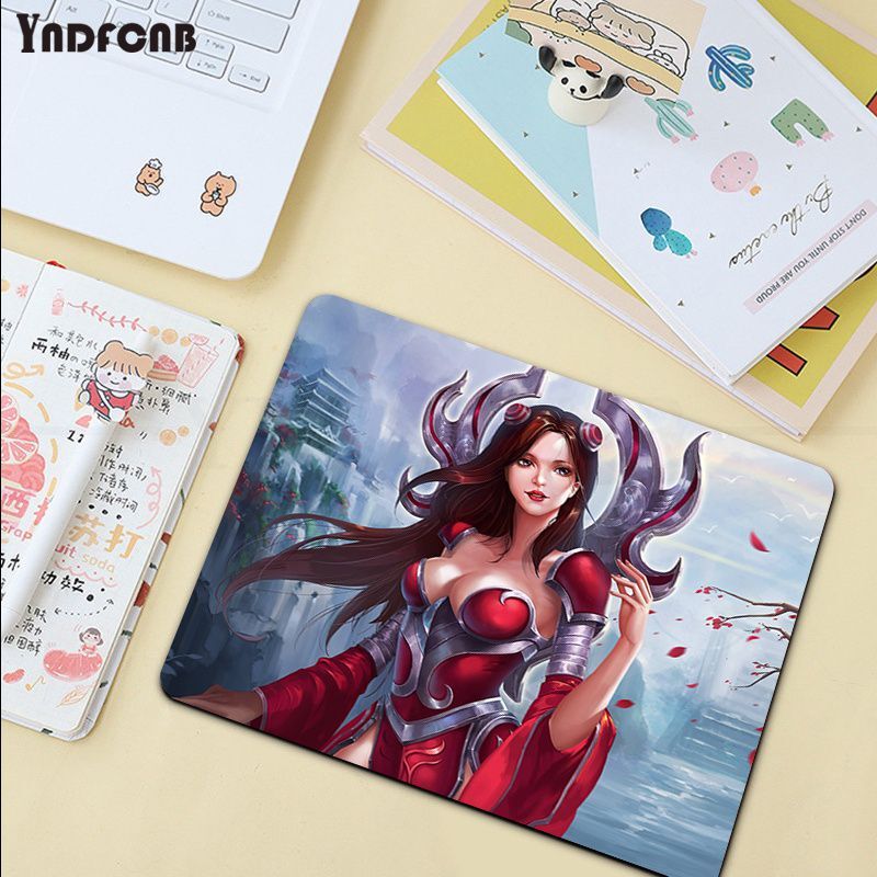 YNDFCNB Irelia Your Own Mats Durable Rubber Mouse Mat Pad Size for Cs Go LOL Game Player  PC Computer Laptop