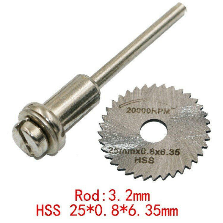 25/32/50/60 Mm HSS Circular Saw Blade Rotary Alat untuk Pemotong Logam Power Tool Set pemotong Kayu Cakram Bor Mandrel Cutoff