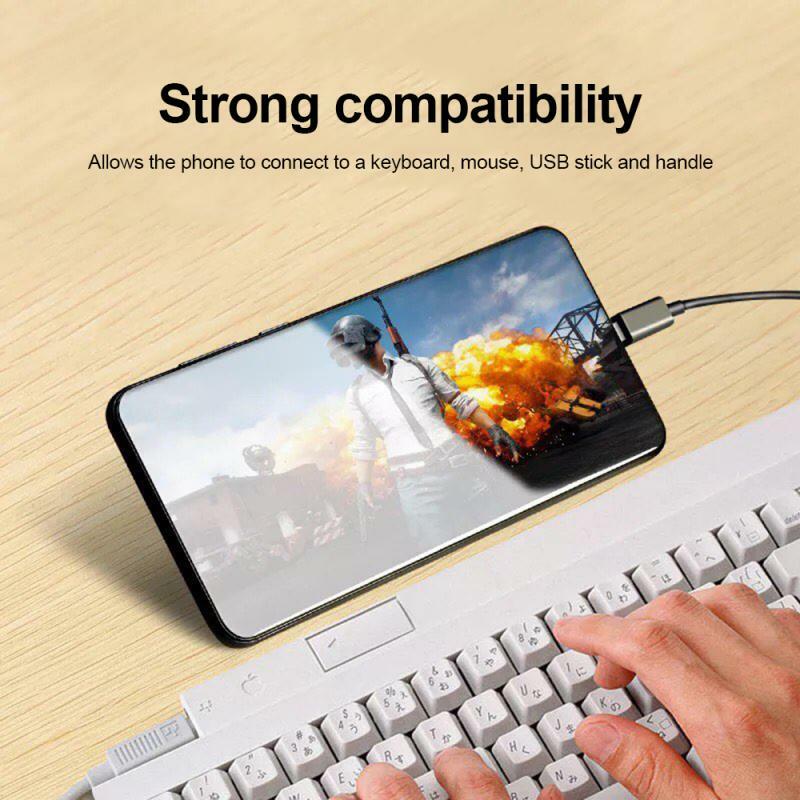 3 in1 Micro OTG con USB Adaptador convertidor USB para Tablet Android Teléfono para el juego del ratón del teclado de Cable adaptador de Cable convertidores TXTB1