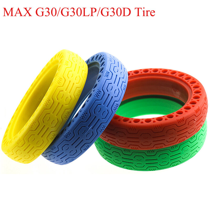 Neumático de patinete eléctrico para Ninebot MAX G30/g30LP/G30D KickScooter, piezas de Color fluorescente, 60/70-6,5