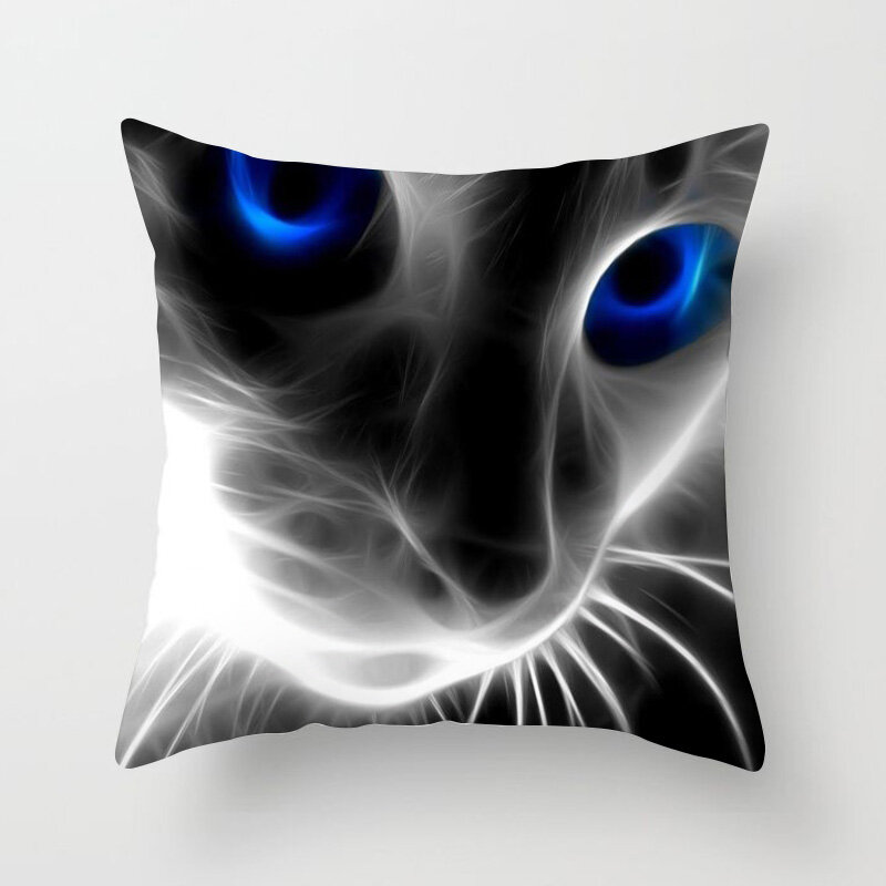 아름 다운 고양이 던져 베개 케이스 동물 쿠션 커버 홈 소파의 자 장식 Pillowcases