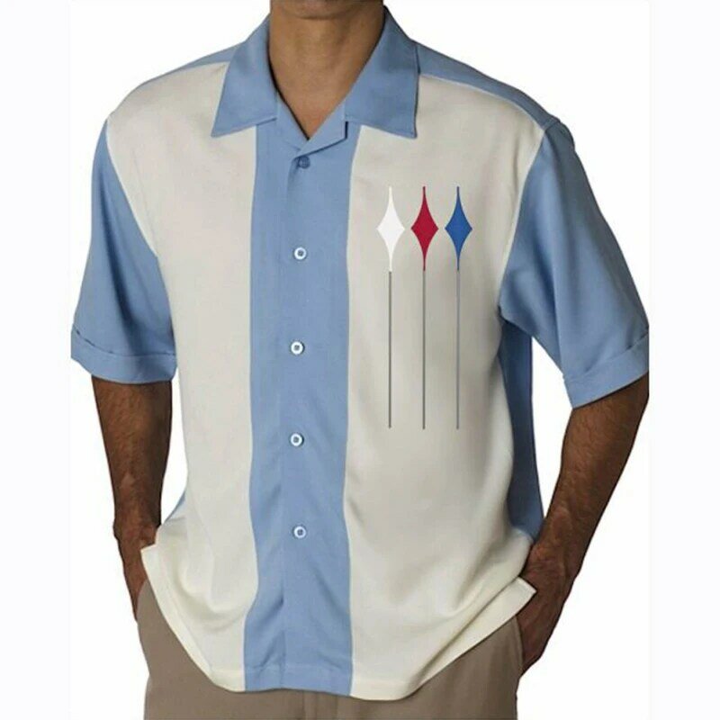 Camisa informal de manga corta para hombre, camisa de lino y algodón con cuello holgado y botones, de seda, para primavera y verano, nueva