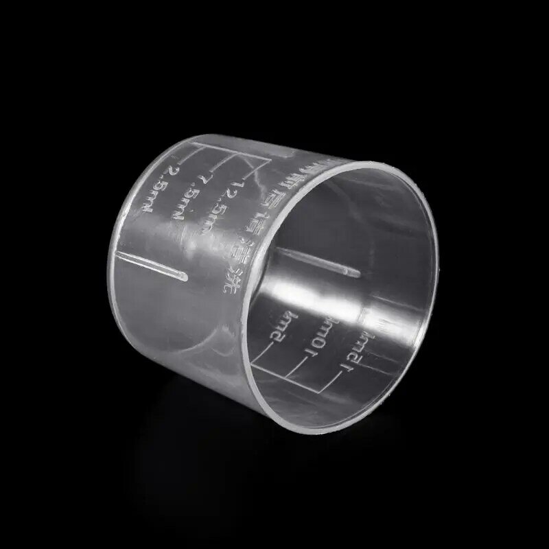 10 قطعة 15 مللي كأس معياري بلاستيكي شفاف تخرج قياس كوب قياس أكواب الطب للمعمل