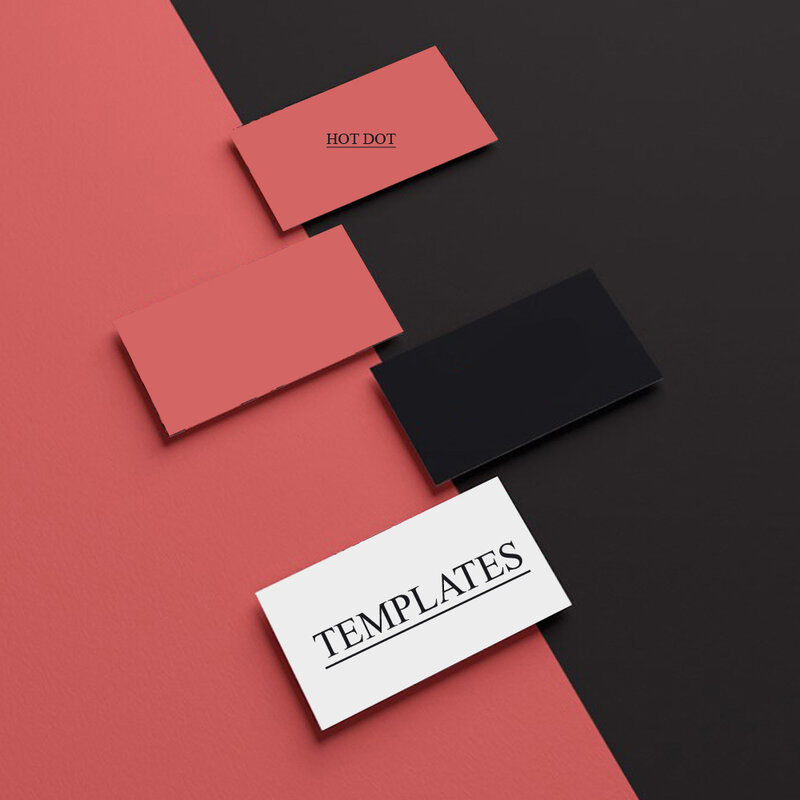 تصميم مجاني ، لون الأعمال قالب بطاقة الأعمال
