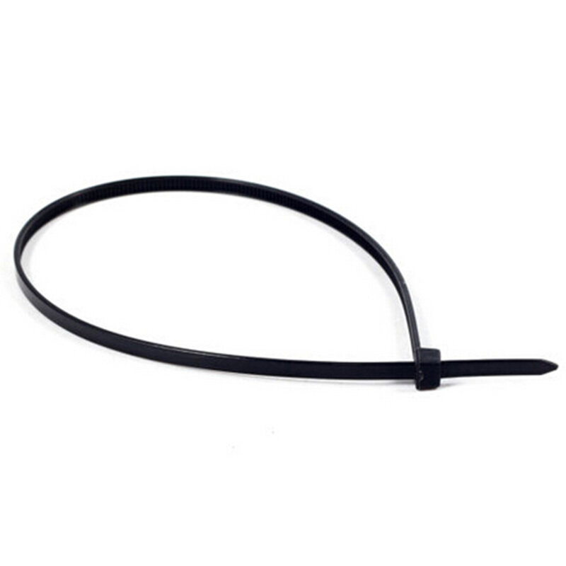 100 stücke Self-Locking Kunststoff Nylon Draht Kabel Zip Krawatten Schwarz Kabelbinder Befestigen Schleife Kabel 2,5mm Oder 3mm