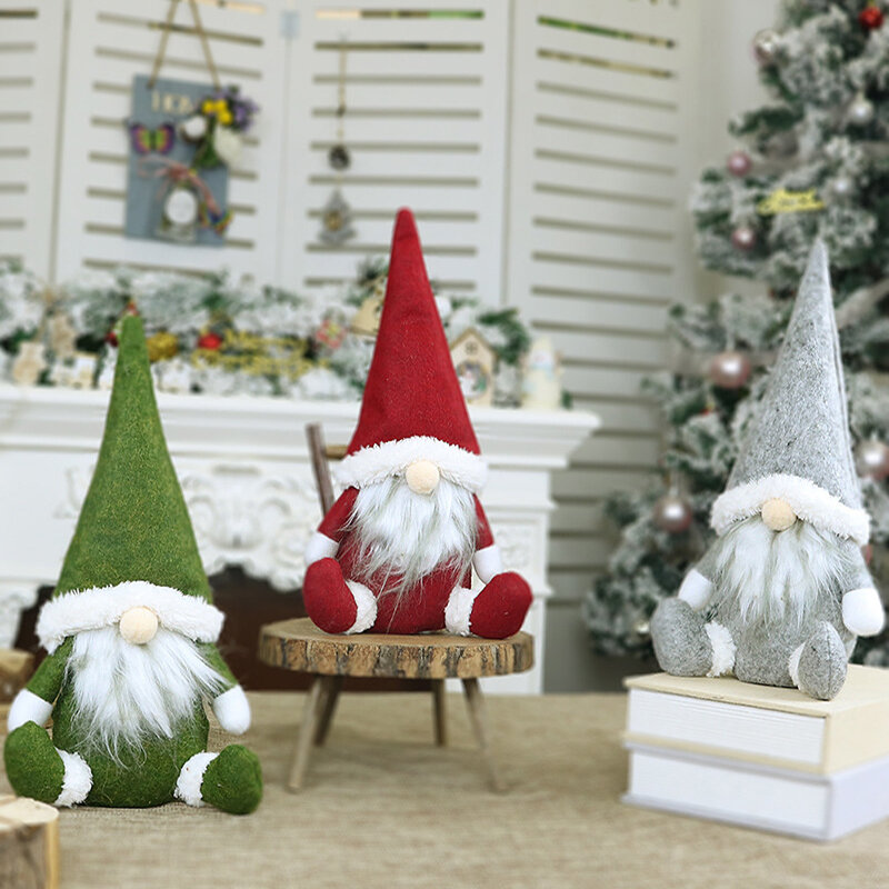 Рождественская безликая кукла, искусственная для дома, Рождественское украшение, Рождество, Рождество, Новый год 2022, домашний декор