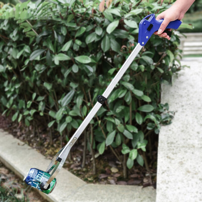 Foldable Garbage Pick Up Tool Grabber Reacher Stick Reaching Grab Claw Gripper Extend Reach Cleaning Tool Aluminum Alloy