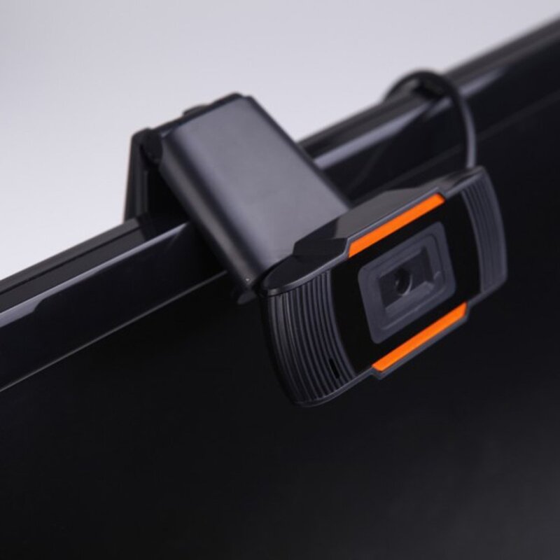 Caméra HD rotative avec microphone, webcam de résolutions 1080, 720 ou 480 pixels, mini accessoire pour ordinateur de bureau et PC portable, dispositif pour enregistrement de vidéo et travail