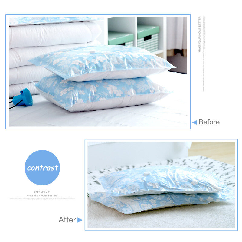 2021New Anti-Mould Vacuum Storage Bags Clothes More Space Saver ZiplockBag Compression Bag With Travel Quilts Clothes StorageBag